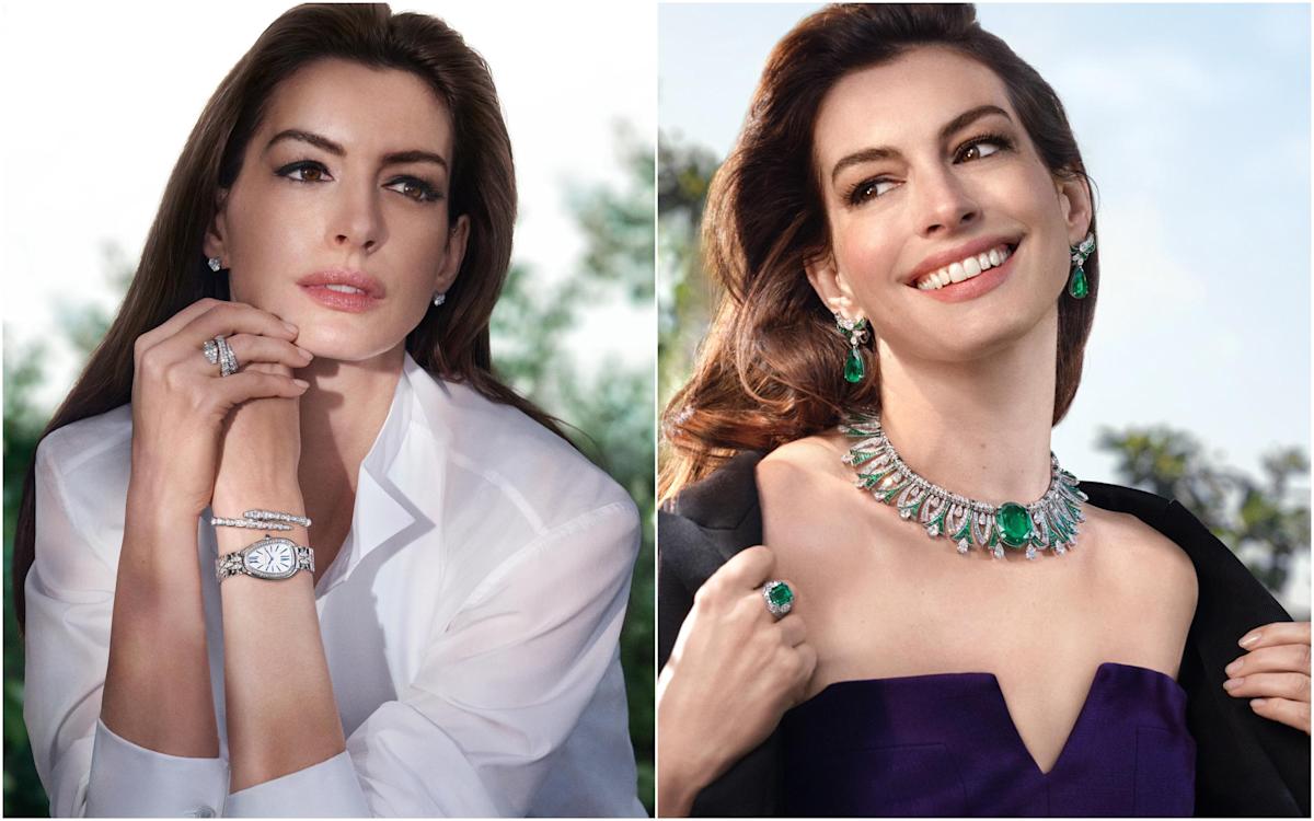 Bulgari invites ambassador anne hathaway to launch a new high-end jewelry collection