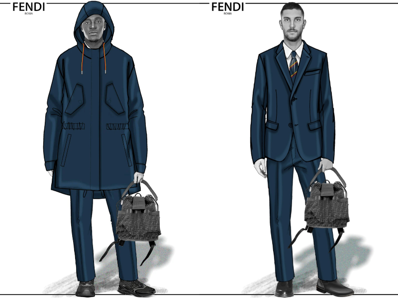 Fendi fashion house in charge of renewing the fashion wardrobe for as roma football club players in the next 2 seasons