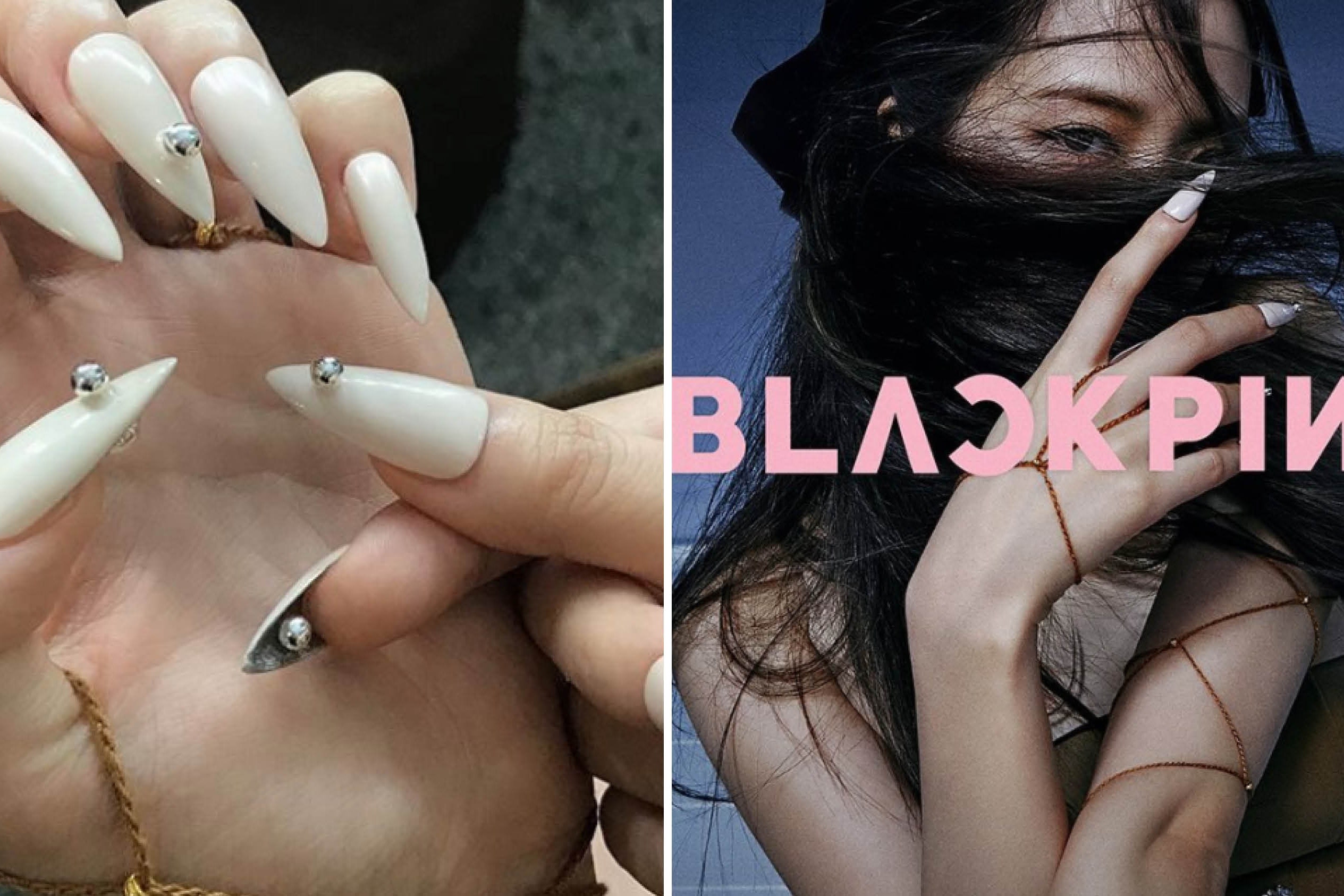 Nail models are popular in korea, according to the nail team of blackpink