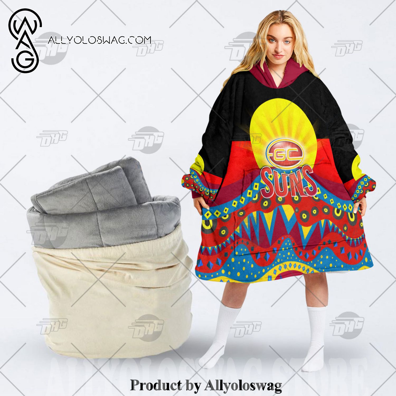 Sherpa Hoodie Blanket