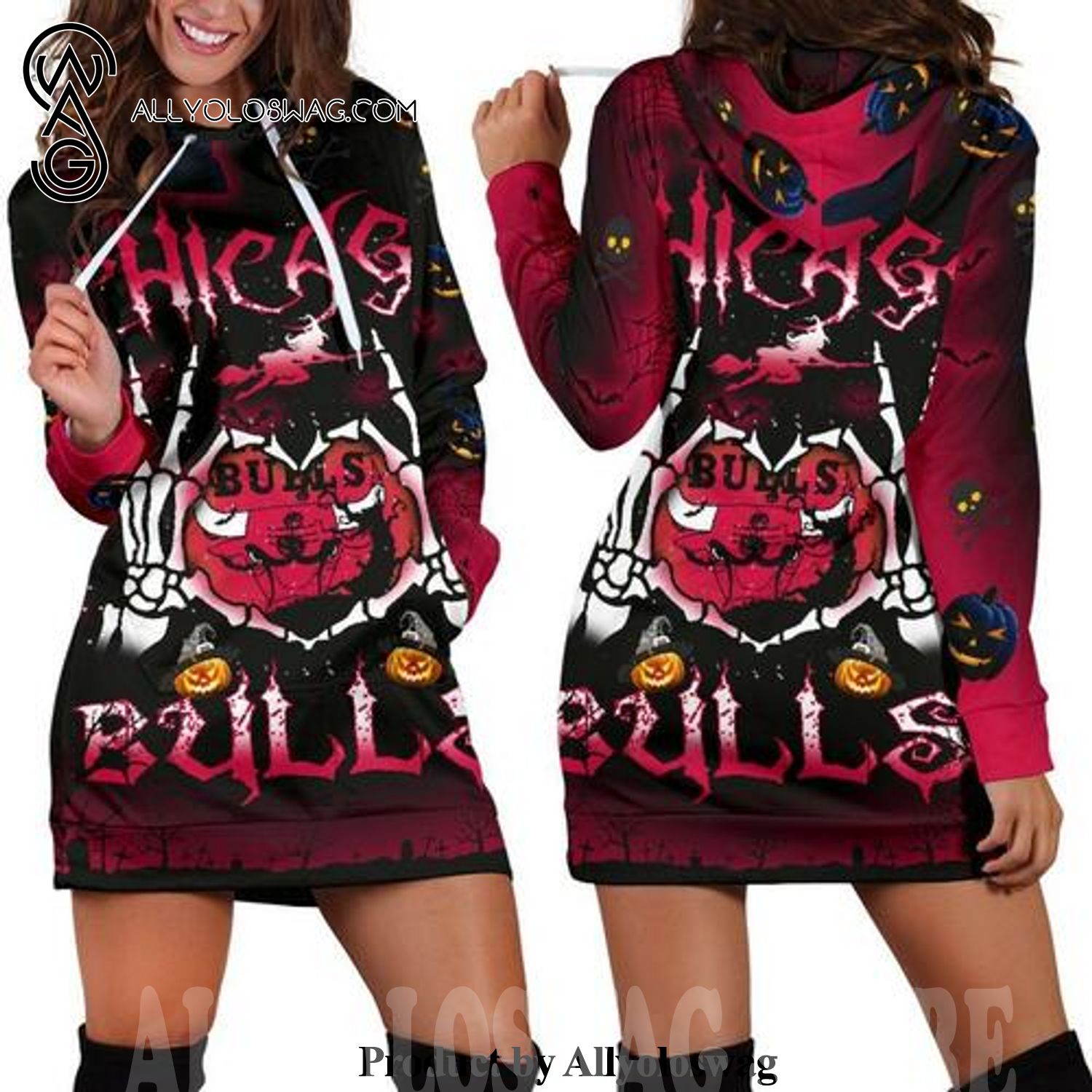 [Top-selling] Chicago Bulls Awesome Outfit Hoodie Dress
