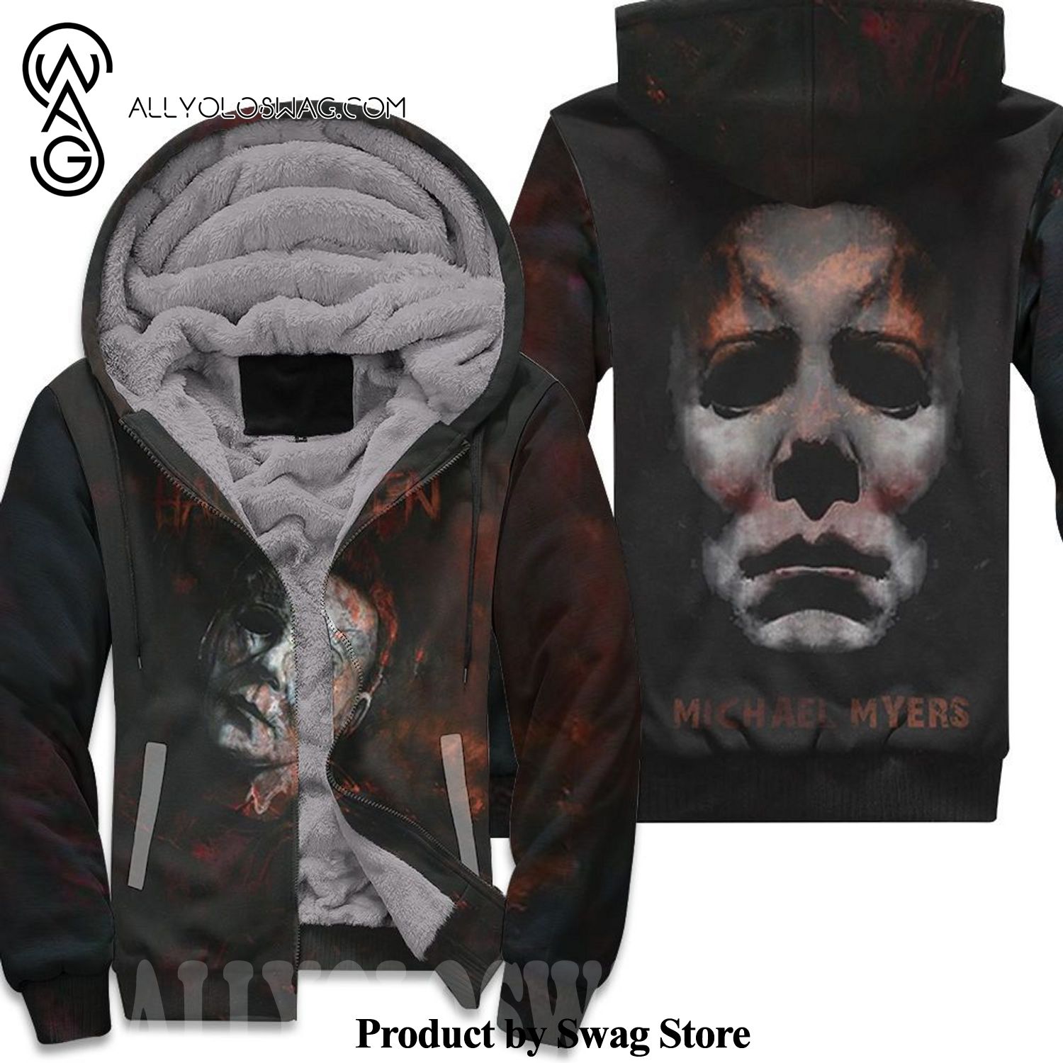 [Top-selling] Halloween Michael Myers High Fashion Fleece Hoodie