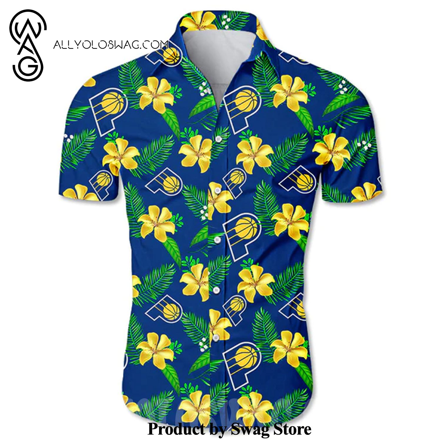 Indiana Pacers Full Print Hawaiian Shirt