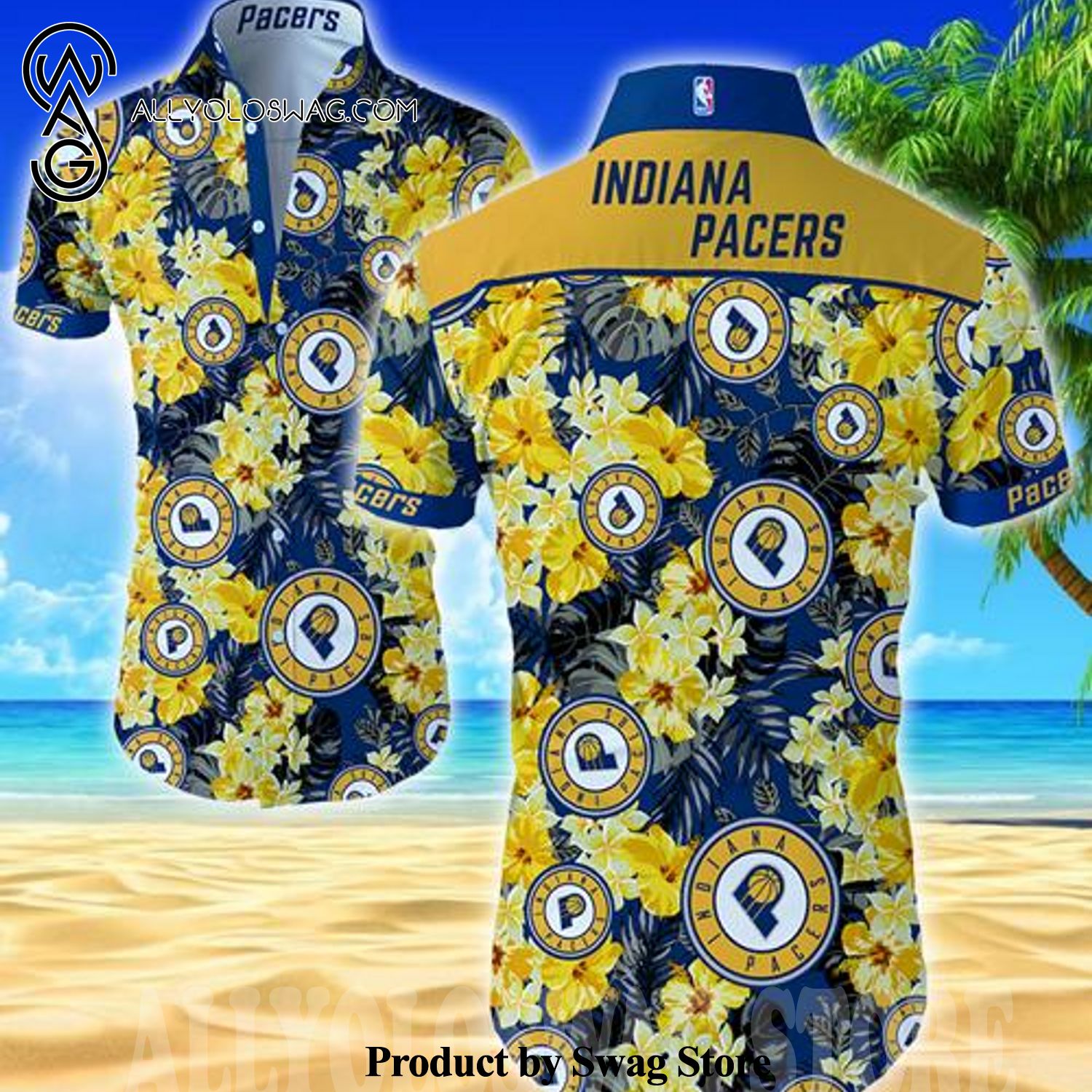 Indiana Pacers Summer Time Hawaiian Shirt