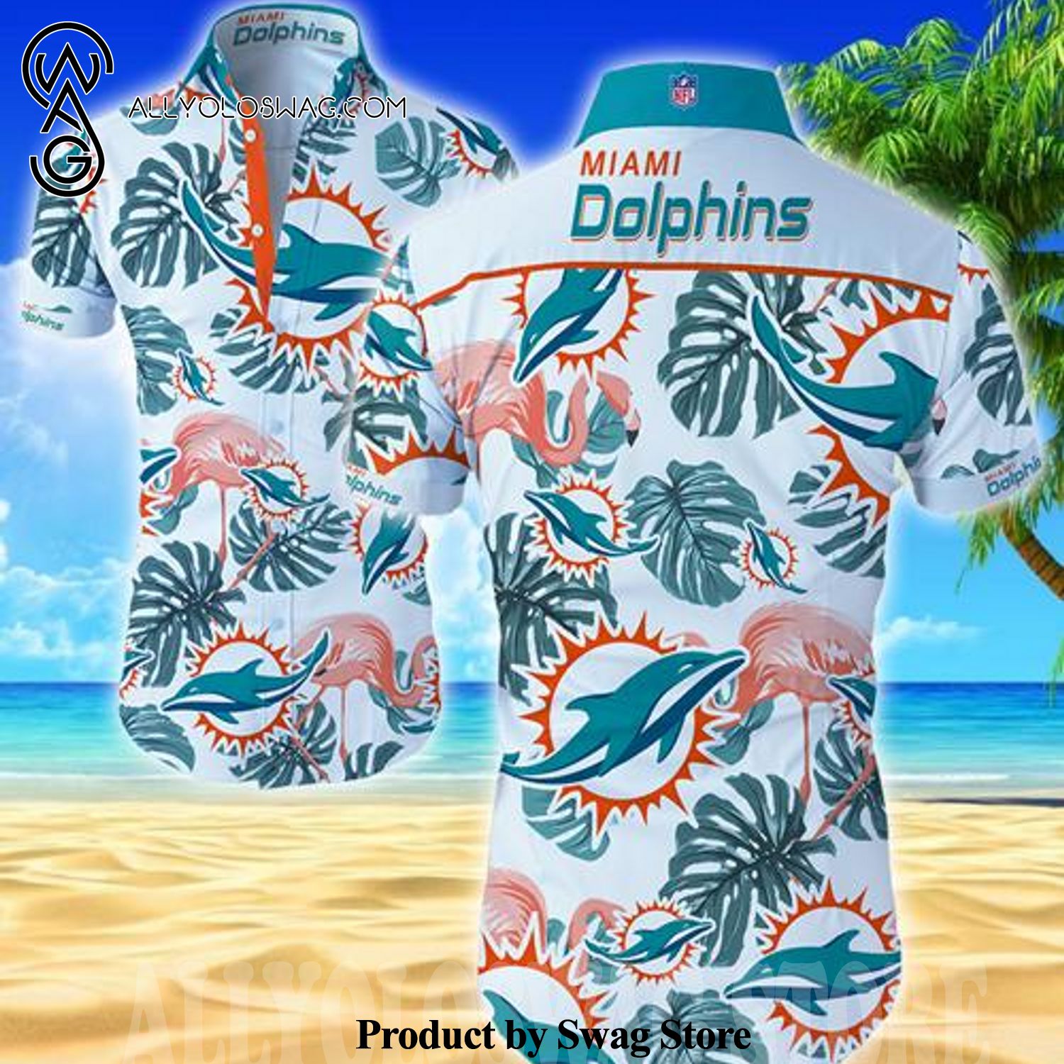 Miami Dolphins For Vacation Hawaiian Shirt