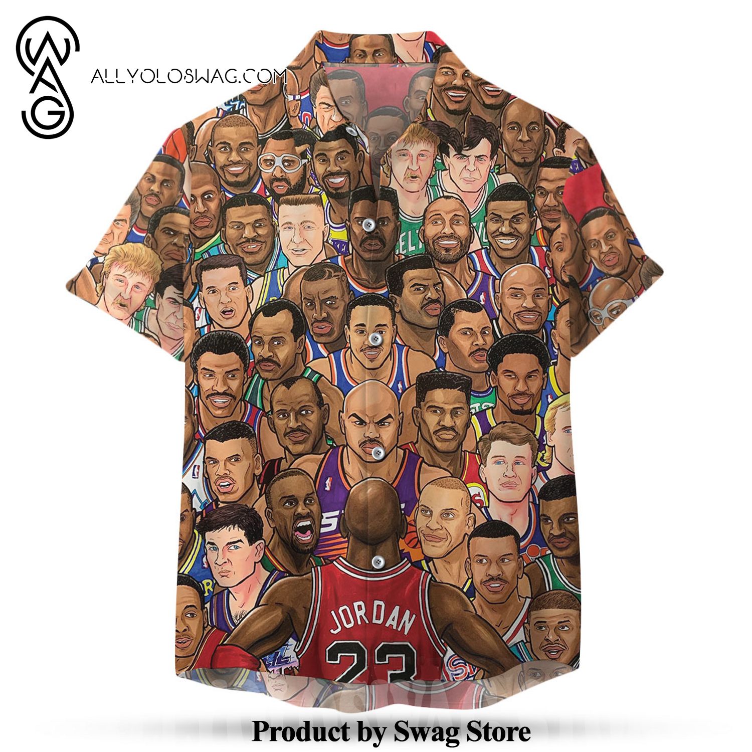 MJ vs The NBA Jordan 23 Hypebeast Fashion Hawaiian Shirt