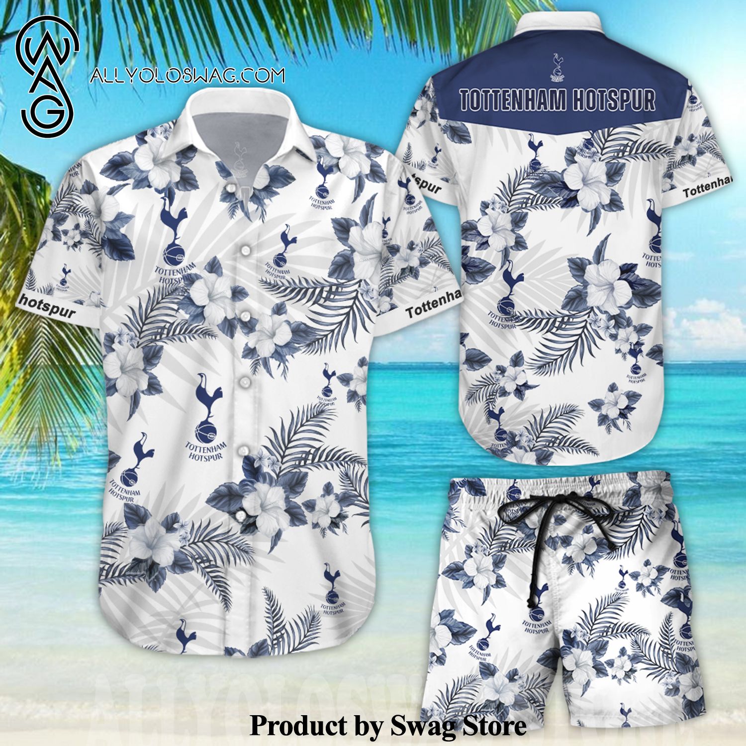 Tottenham Hotspur Hot Outfit Hawaiian Shirt
