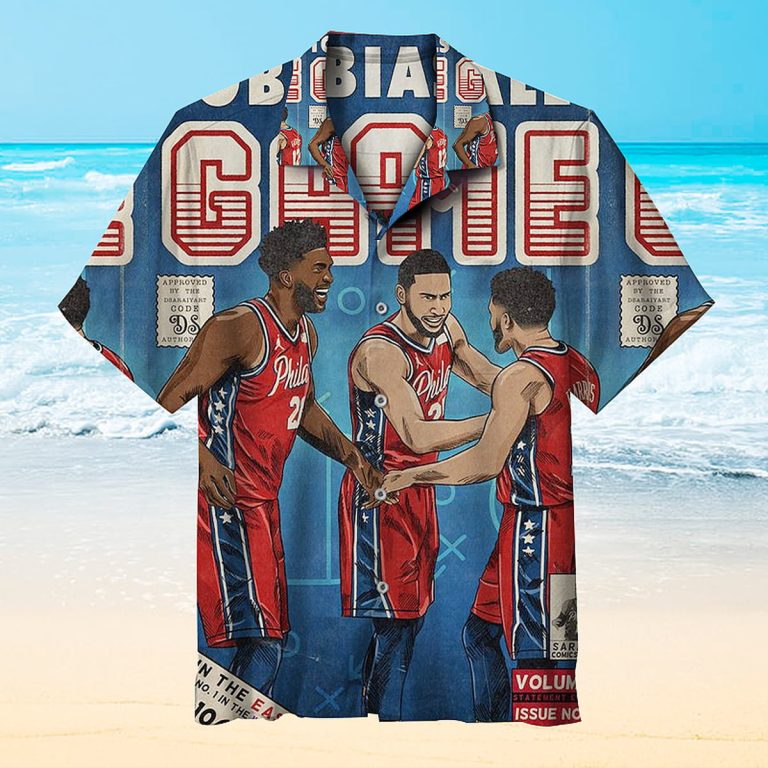 Fred VanVleet's Philadelphia 76ers hawaiian shirt