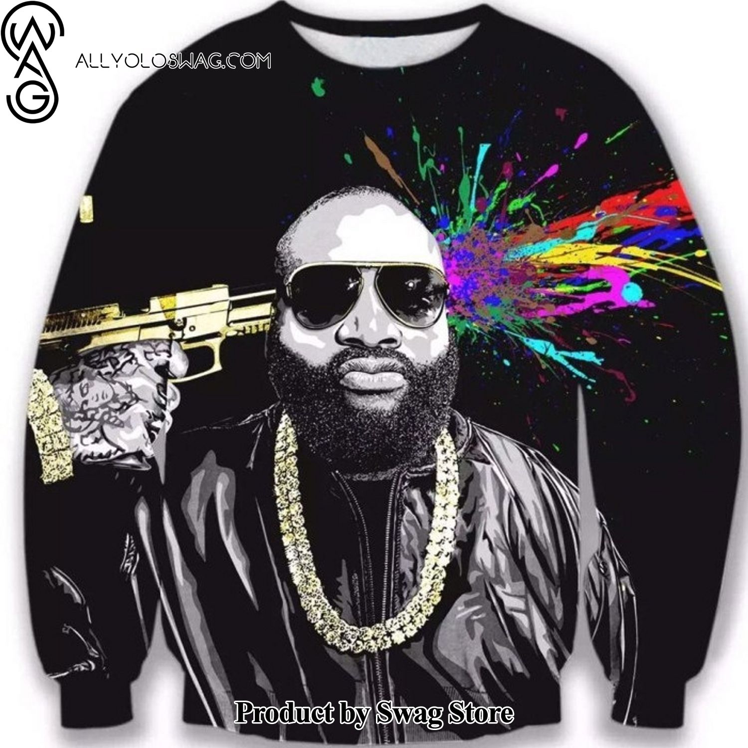 [Top-selling] Rick Ross Headshot Sweater