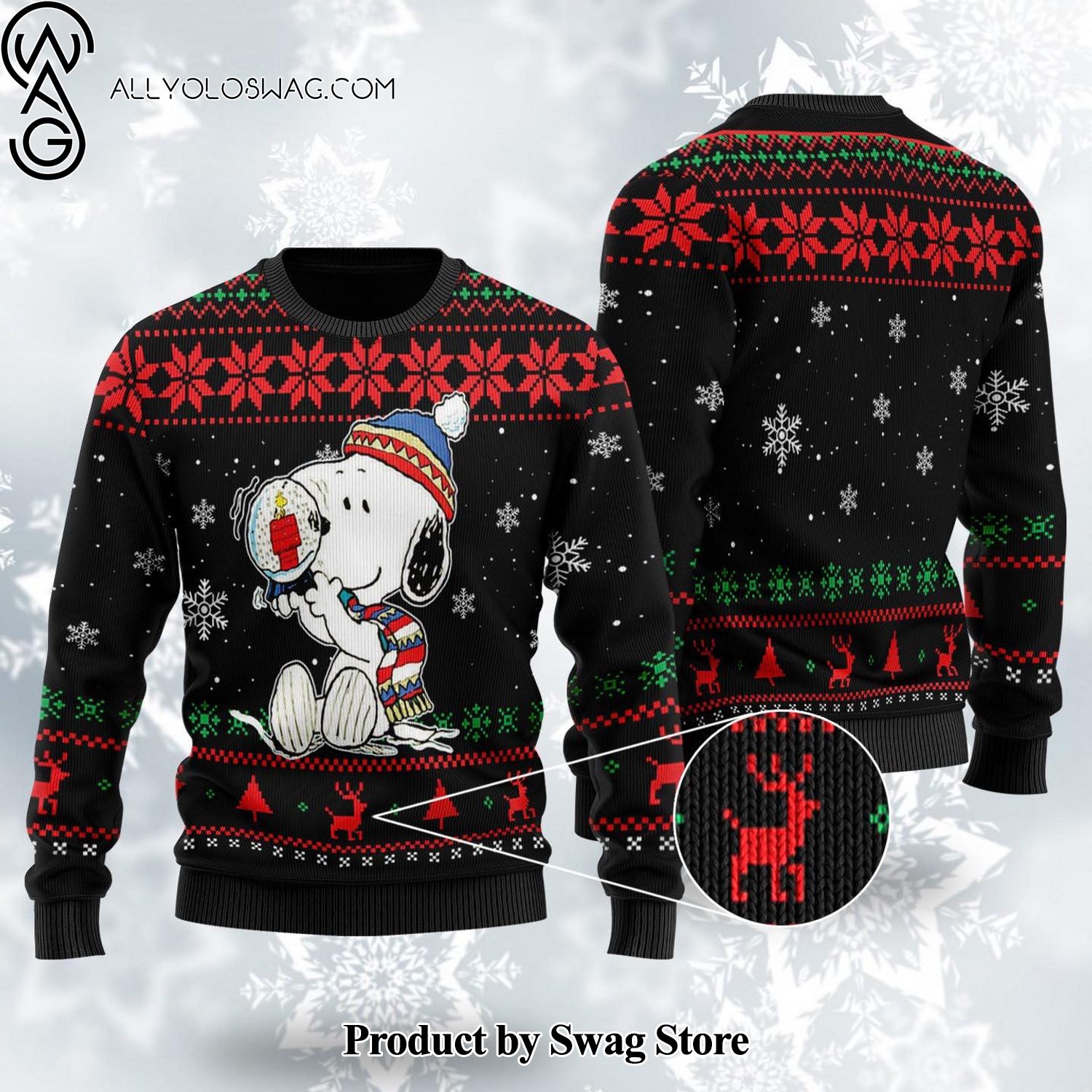 [Top-selling] Snoopy Christmas Woolen Christmas Sweater