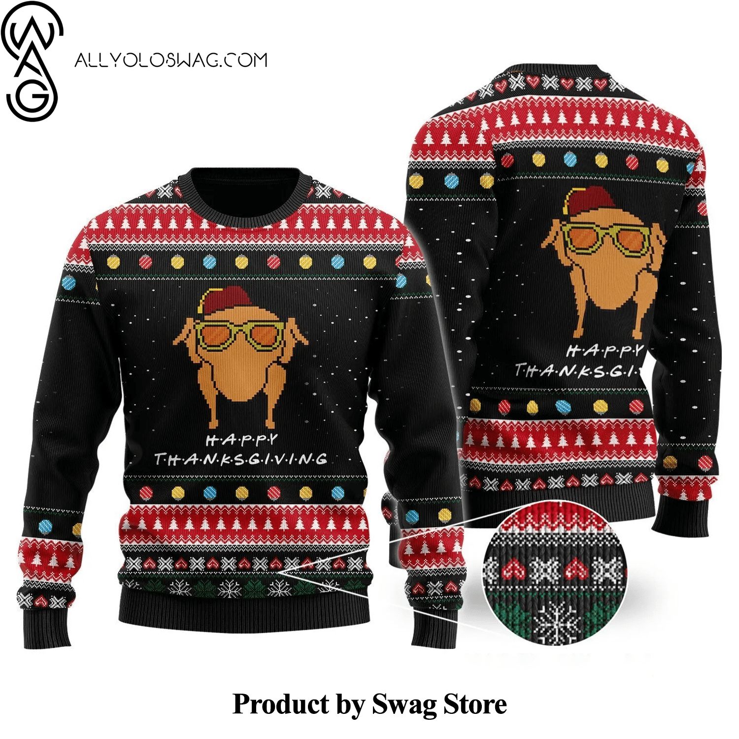 [Top-selling] Thanksgiving Wool Holiday Sweater