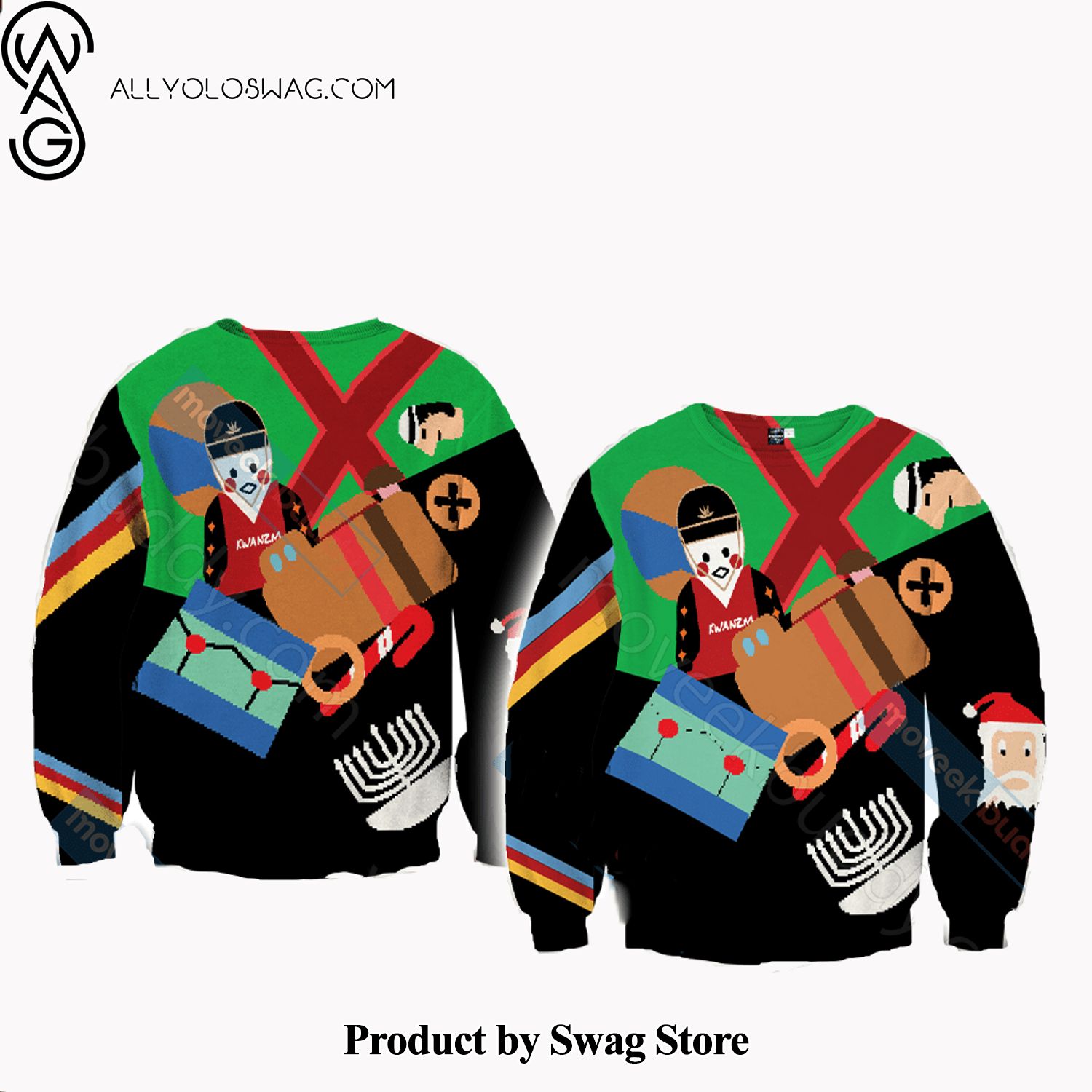 [Top-selling] The Office U.S. Tv Series Kate Mckinnon Office Christmas Party Wool Holiday Sweater