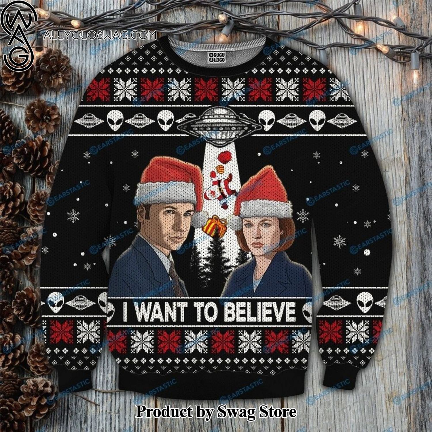 [Top-selling] The X Files I Want To Believe Sweater