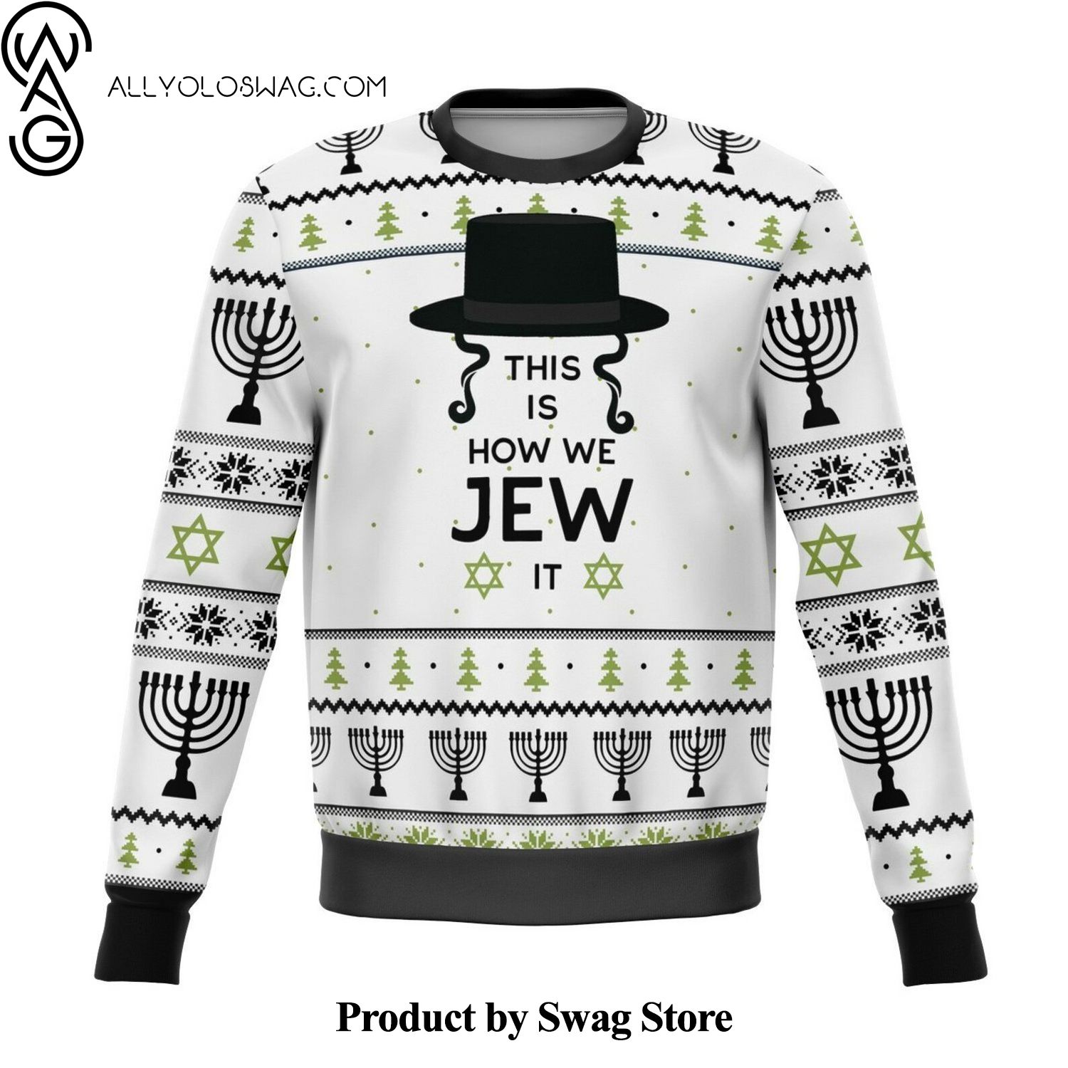 [Top-selling] This Is How Jew It Wool Holiday Sweater