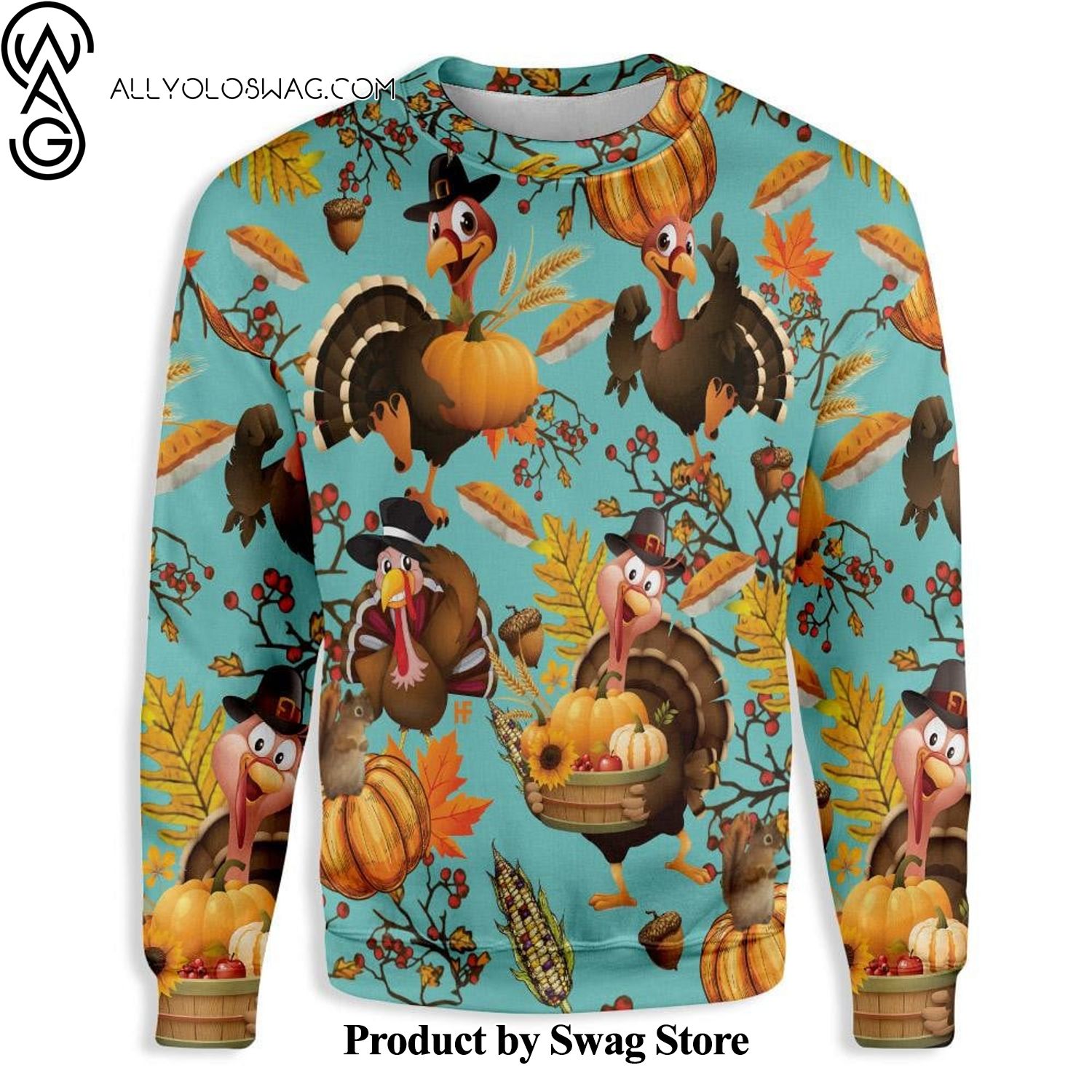 [Top-selling] Turkey Wool Holiday Sweater