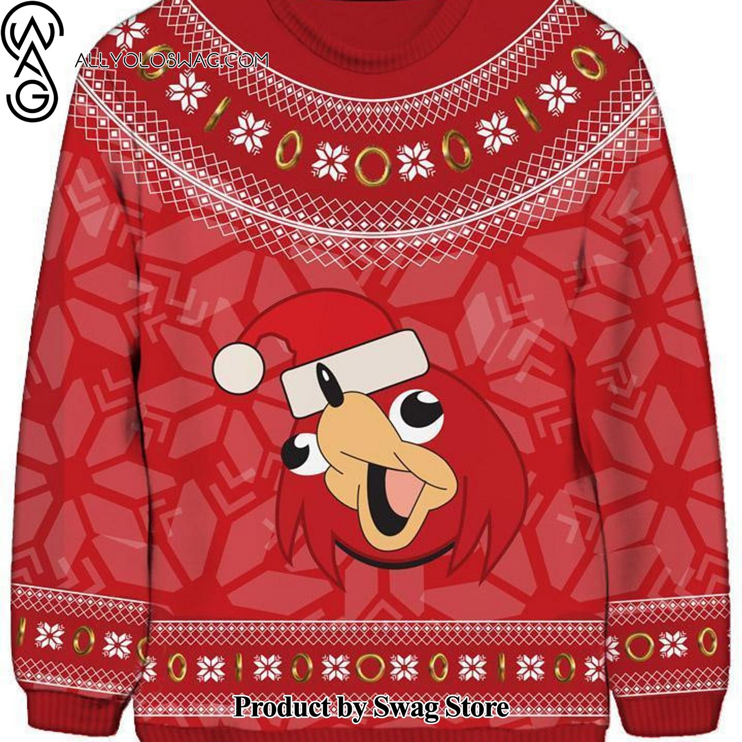 [Top-selling] Uganda Knuckles Woolen Christmas Sweater