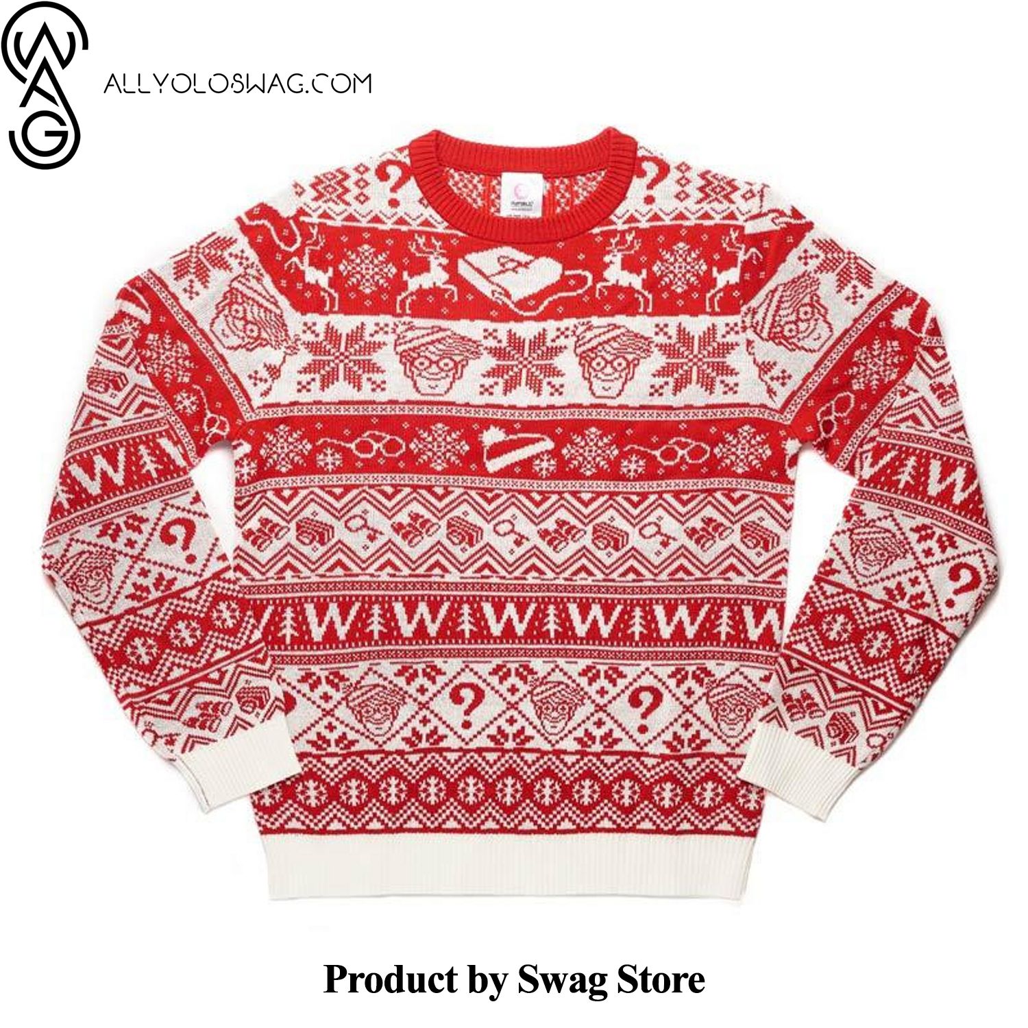 [Top-selling] Where's Wally Woolen Christmas Sweater