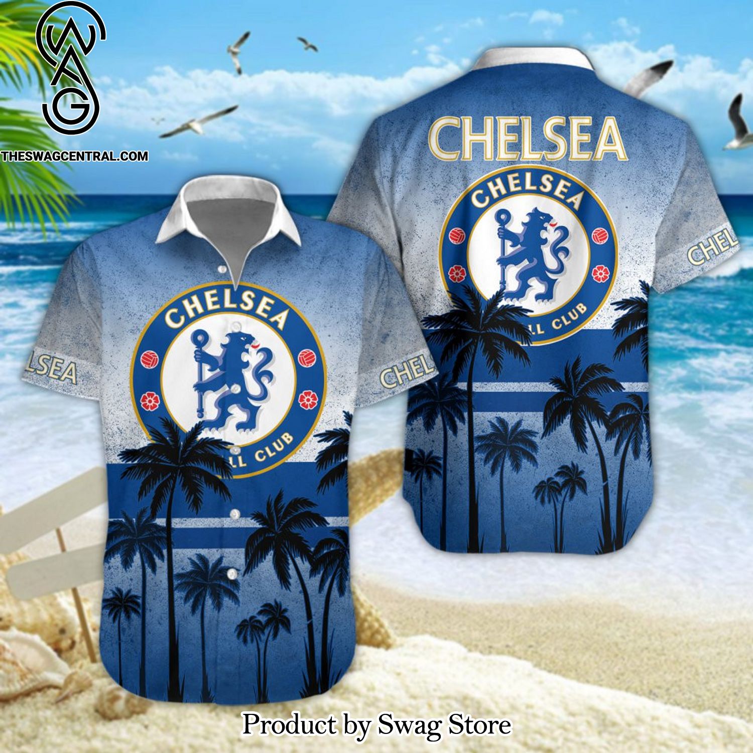 Chelsea Football Club New Outfit Hawaiian Shirt