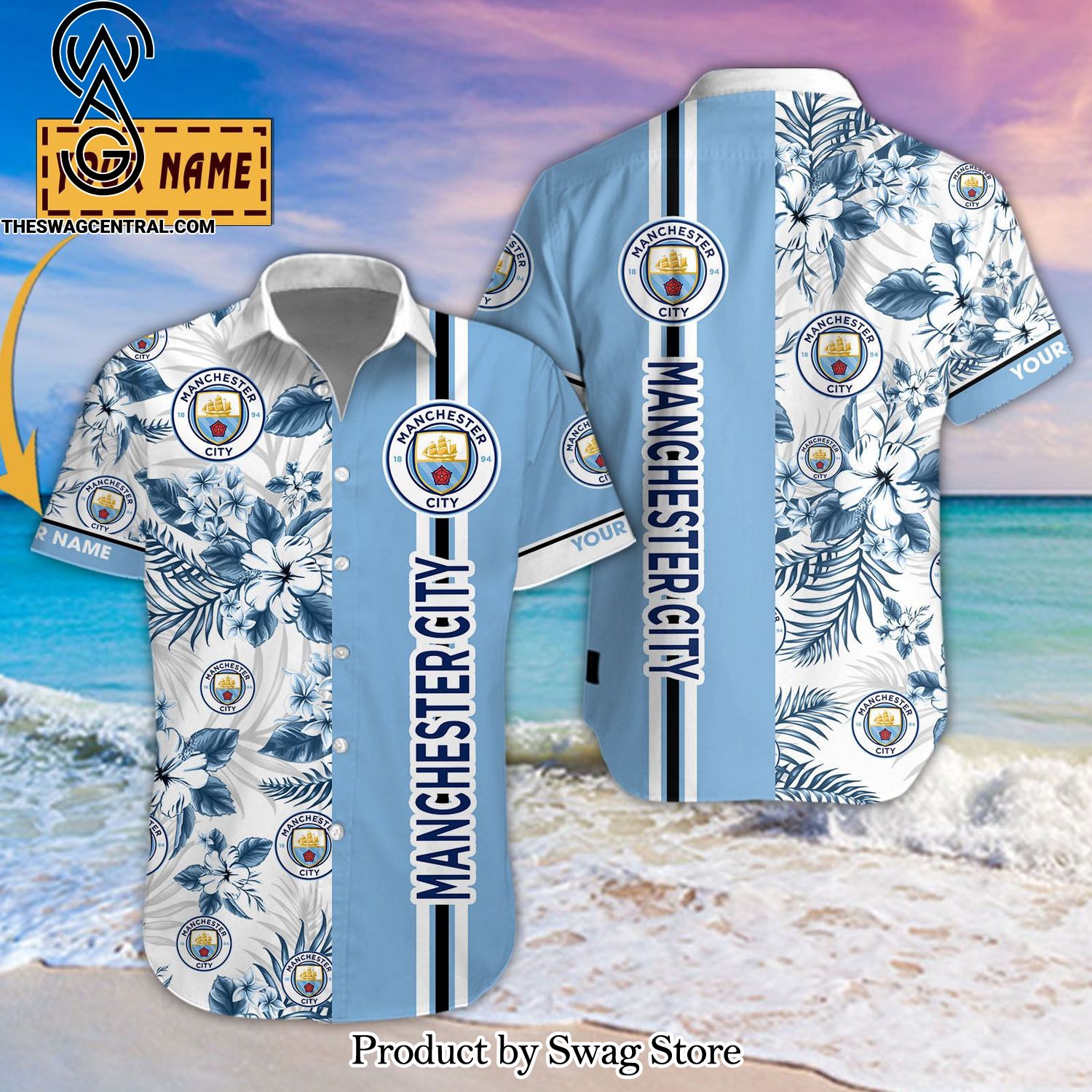 Manchester City Football Club Personalized Best Combo 3D Hawaiian Shirt
