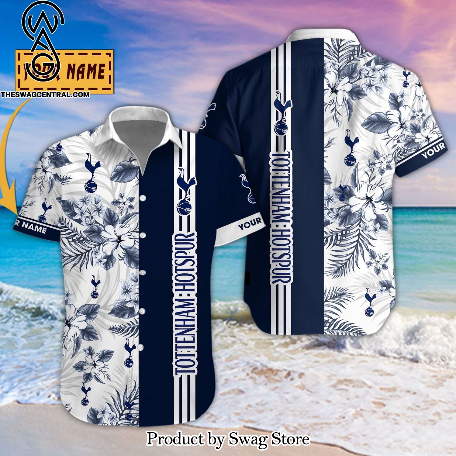 Tottenham Hotspur Football Club Personalized Full Print Hawaiian Shirt