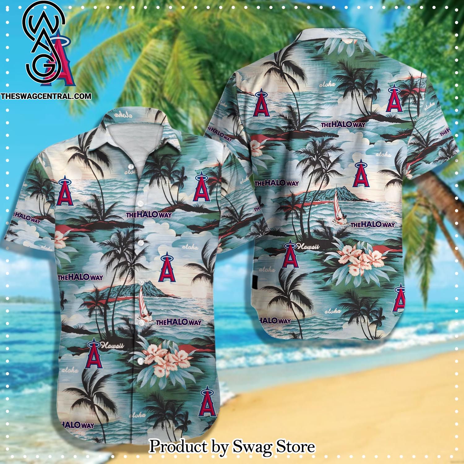 Los Angeles Angels Hot Outfit Hawaiian Shirt