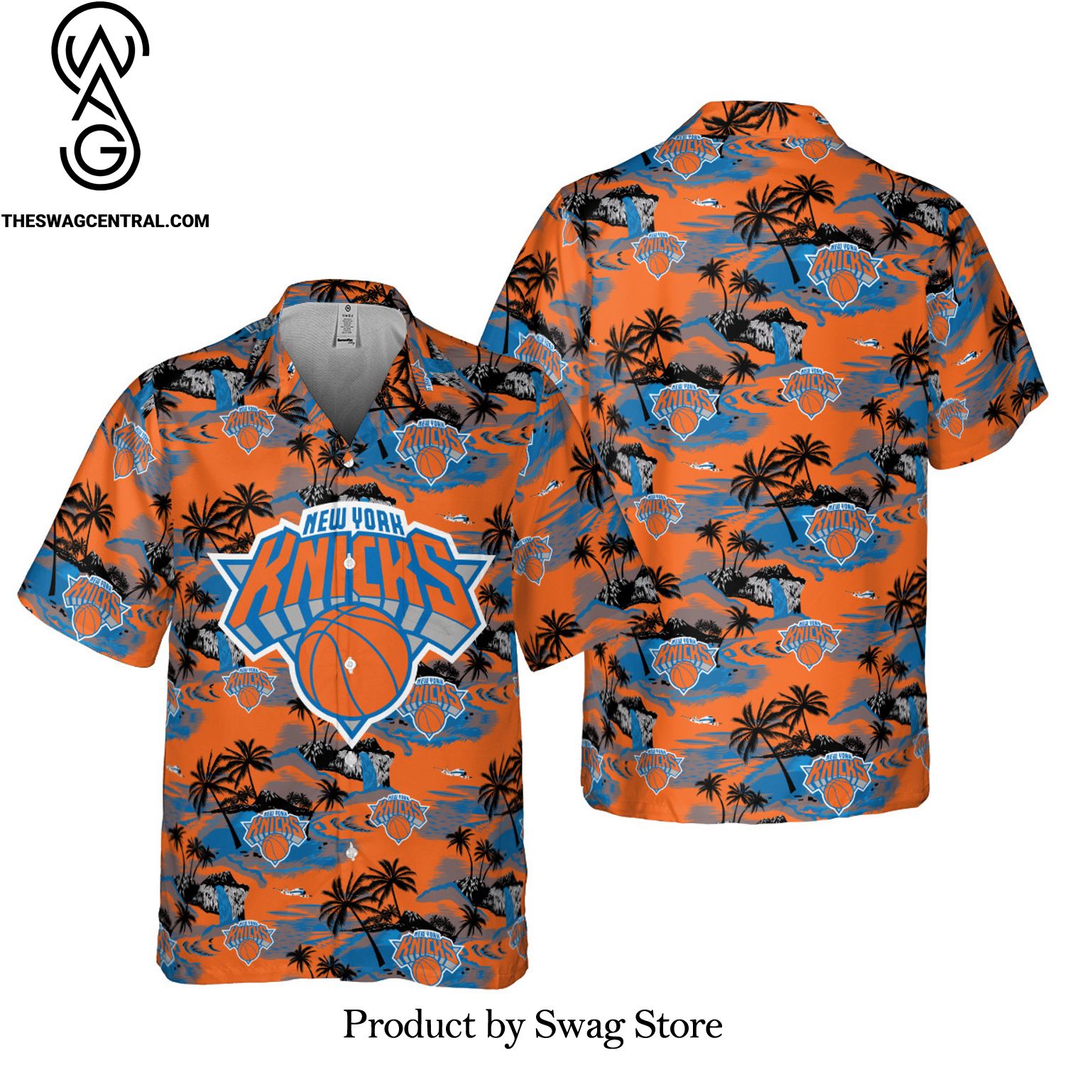 New York Knicks For Fan Full Printing Hawaiian Shirt