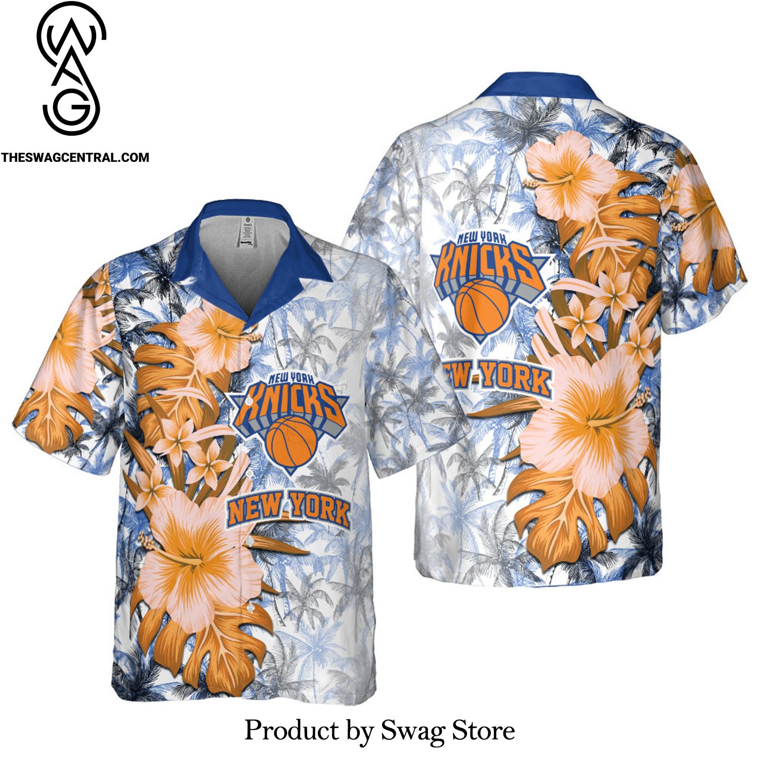 New York Knicks For Fans Full Printing Hawaiian Shirt