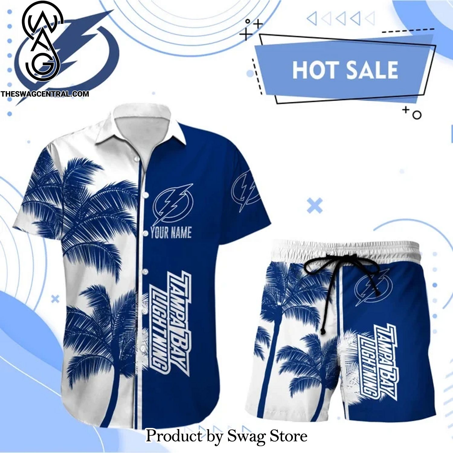 TAMPA BAY LIGHTNING NHL Casual 3D Hawaiian Shirt