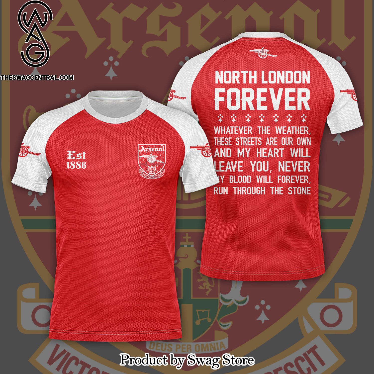 Arsenal F.C. Full Printing Vintage Jersey