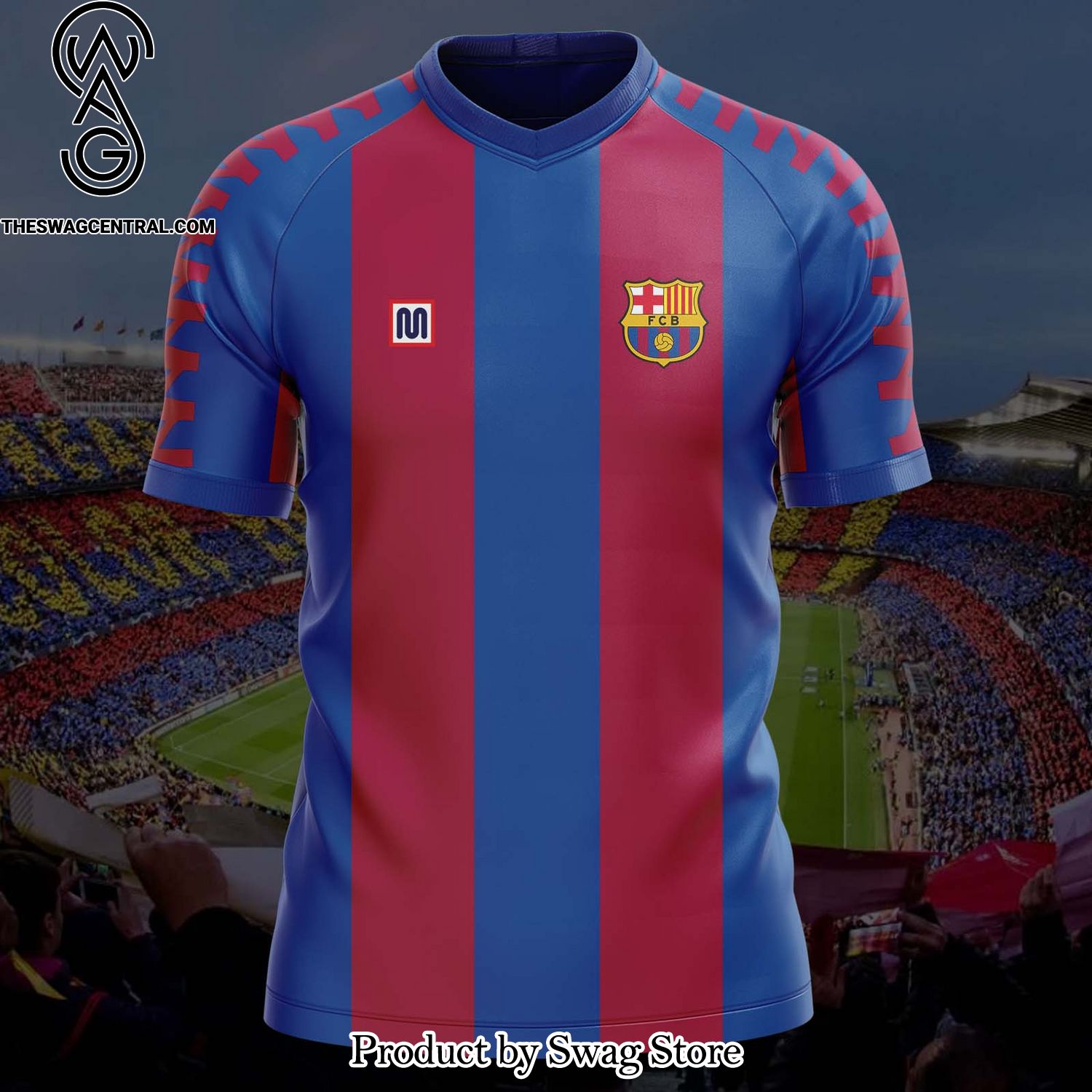 Barcelona 1982-1989 For Fan Full Printed Vintage Jersey