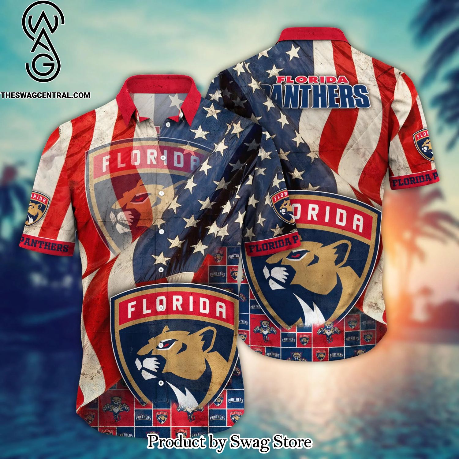 Florida Panthers NHL Flower All Over Printed Hawaii Shirt And Tshirt