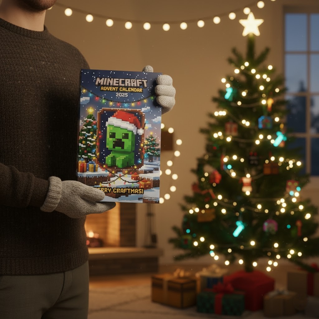 Minecraft Christmas Advent Calendar 2025 – Holiday Countdown for Kids & Fans