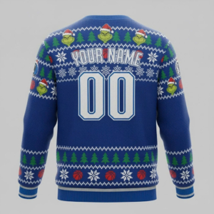 Dallas Mavericks NBA Grinch Ugly Christmas Sweater – “Mavs Stole Christmas” Playful Fan Apparel
