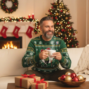 Boston Celtics NBA Grinch Ugly Christmas Sweater – “Grinchmas” Green Lucky Mascot Knit