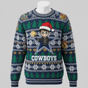 Dallas Cowboys x Harry Potter Ugly Christmas Sweater – Holiday Limited Edition