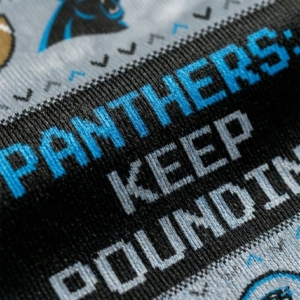 Carolina Panthers NFL Ugly Christmas Sweater – “Keep Pounding”