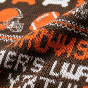 Cleveland Browns NFL Ugly Christmas Sweater – “There’s Always Next Year” Sarcastic Fan Pullover